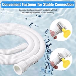 Universele Airco Slang - Condensslang Afvoer - Apparaten Ontvochtigen - Verstelbare Maten - 400 cm - Wit — thumbnail 4