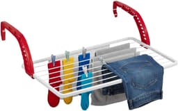 PlasticForte wasrek - 2x - Inklapbaar droogrek - 10 meter - 55 x 106 x 27 cm - camping - balkon — thumbnail 3