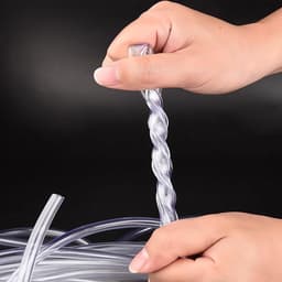 Flexibele PVC doorzichtige slang van 1.0mm ID en 1.6mm OD, 2 meter lang, voor water, olie en luchtgebruik in tuin en aquarium — thumbnail 3