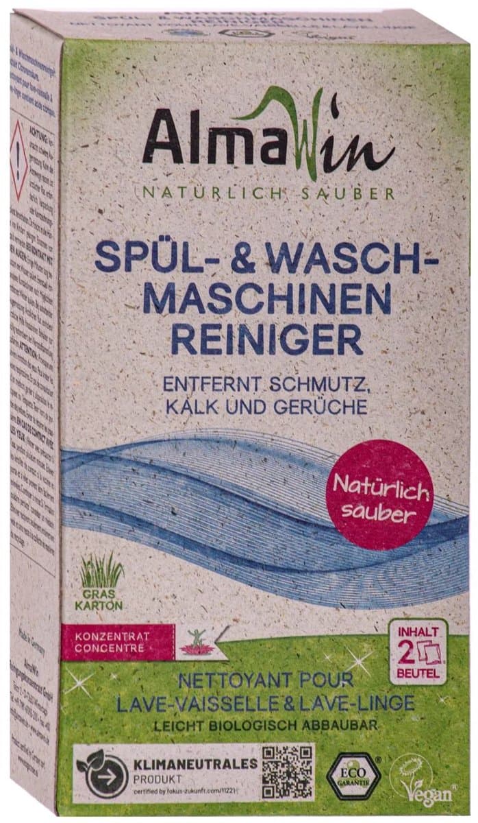Krachtige Vaatwasserreiniger en Wasmachinereiniger Concentraat – 200 g Ontkalker voor Diepe Reiniging van Kalkaanslag, Schone Vaat en Fris Wasgoed – Verleng Levensduur Apparaten — afbeelding 1