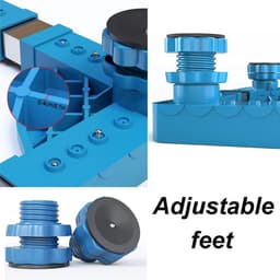 Apparaten Verhoger - Onderstel Standaard - Wasmachine Koelkast - Verstelbaar Anti-Vibratie - 50-62 cm - Grijs — thumbnail 2