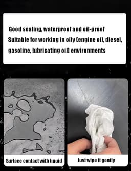 Isolerende rubbermat - Antislip vloer - Trillingen dempen - Geluidsreductie - 120 cm lang - Zwart — thumbnail 5