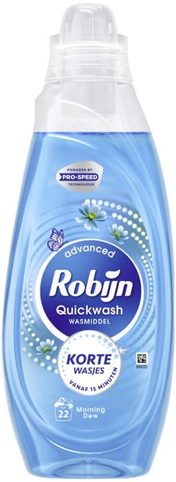 Robijn Advanced Quickwash Vloeibaar Wasmiddel Morning Dew 22 Wasbeurten 837 ml — thumbnail 1