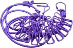 Waslijn Outdoor - Wastouw Clips - Kleding Drogen - Antislip Ontwerp - 1-9 meter - Type11 — thumbnail 1