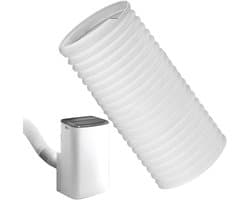 Afvoerslang Airco - Flexibele Leiding - Ventilatie Verbeteren - Telescopisch Ontwerp - Diameter 13/15 cm - Wit