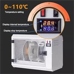 Filament Droger - Dehydrator Doos - 3D Printen - 4 Spoelen Capaciteit - 0-70℃ Instelbaar - Zwart — thumbnail 3