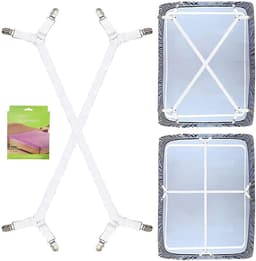 Ibenzoa® Multifunctionele Elastische Hoeslaken Spanners - 2 Stuks Voor Diverse Gebruik — thumbnail 1