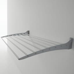 2x Foxydry Fold 82 cm wasdroogrek wandmontage clicksysteem - 82 x 50 x 10 cm — thumbnail 3