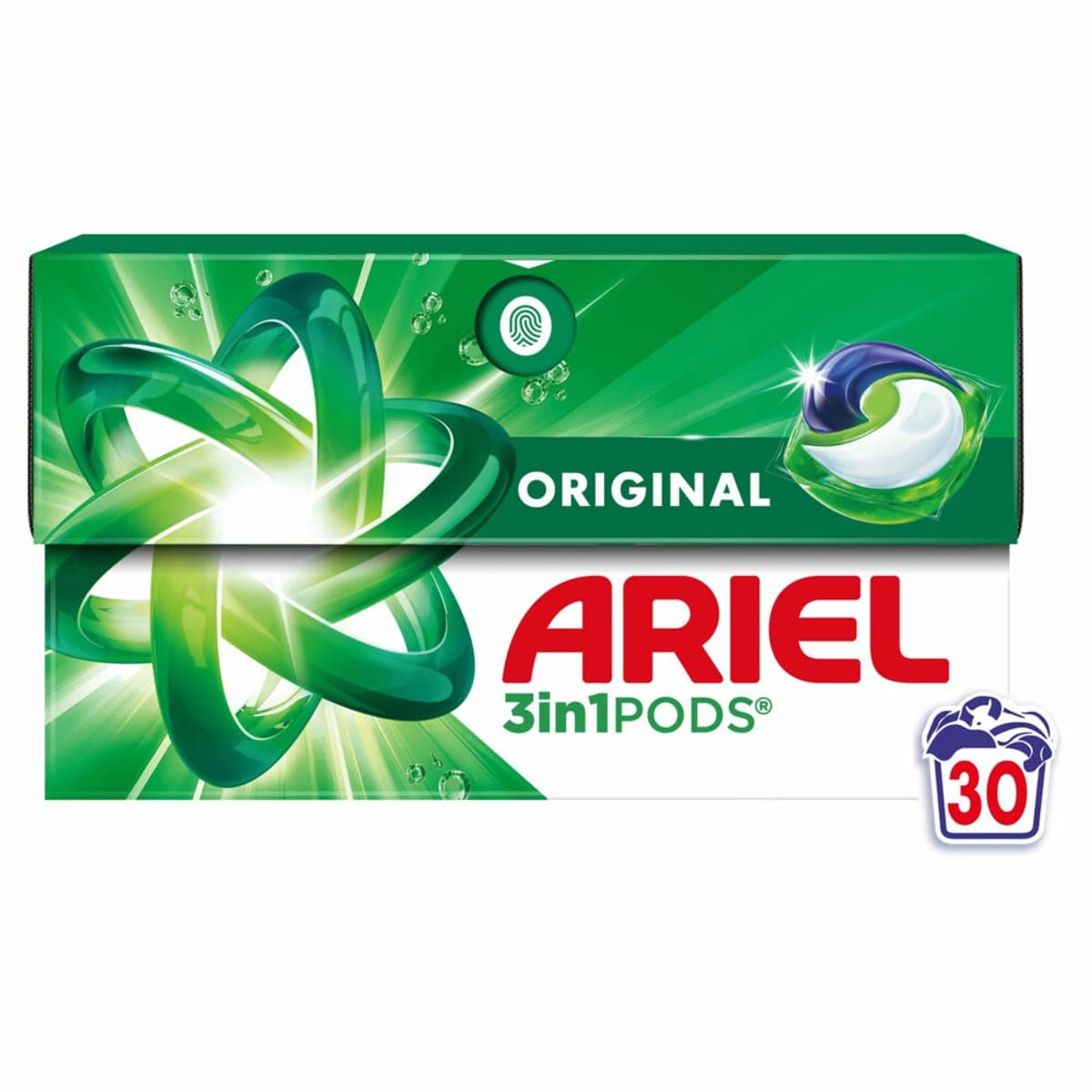Ariel 3in1 Wasmiddel Pods Original - 30 stuks — afbeelding 1
