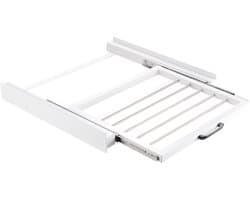 Bodo® Stapelkit - Tussenstuk met Handdoekhouder - Wasmachine en Droger - Wit — afbeelding 1