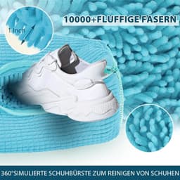 Multifunctionele Waszak voor Schoenen - Herbruikbare Waszak voor Sneakers en Schoenen - Bescherming voor Wasmachine en Schoenen (Lichtblauw) — thumbnail 4