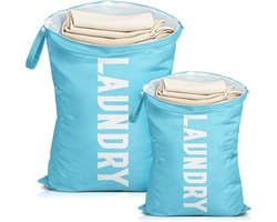 SnelShoppen - 2Pcs Grote & Kleine Reiswaszak - Waterdichte Waszak met Handvatten voor Camping, Reizen, Sport en Thuisgebruik