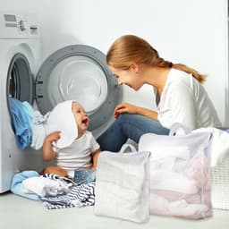 Grote wasnet voor delicate kleding, ideaal voor het beschermen van stoffen tijdens het wassen — thumbnail 3