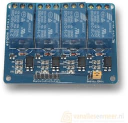 12VDC Relais board 4-kanaals — thumbnail 1