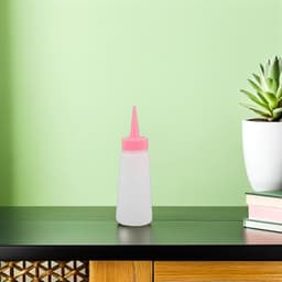 4 Stuks Delige Transparante Haarverf Knijpfles met Schaalverdeling Hervulbare Plastic Applicator Flessen in Blauw Wit Roze Groen voor Nauwkeurige Kleurmix Shampoo Dispenser Thuis — thumbnail 5