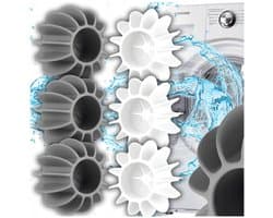 6x Wasmachine Ballen - Anti-Pluis & Haarverzamelaar