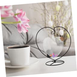 1set Transparante Wensflessen Glazen Voor Origami Sterren Hangende Wensfles Creatieve Projecten Inclusief Veilig Deksel Hart Standaard — thumbnail 3