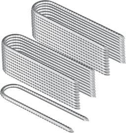 24 Stuks 20 cm U-vormige Grondankers voor Trampoline, Tent en Tuin - Sterke Versteviging voor Camping en Sportactiviteiten — thumbnail 1