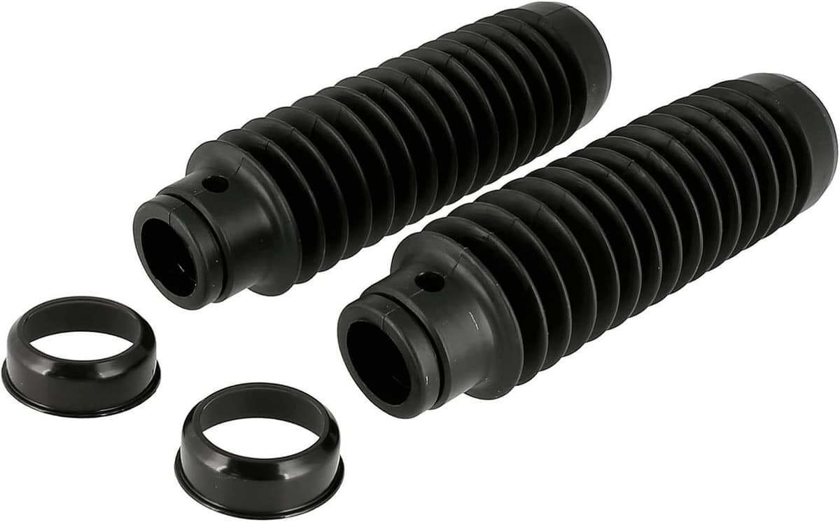 Set: 2x BELLOGS SPECIAAL, lang voor Telefork SWH, zwart - Simson S51, S53, S70, SR50, SR80 — afbeelding 1