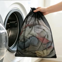 XXL waszakken voor wasmachine, 40 x 50 cm, herbruikbare wasnetten met ritssluiting voor ondergoed, sokken en vuile was, ideaal voor reizen en thuisgebruik — thumbnail 3