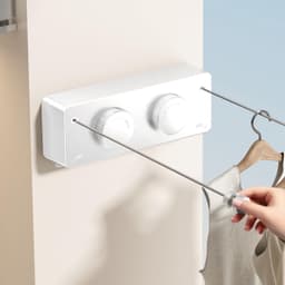 Wanddroger Retractable Kledinglijn voor Binnen en Buiten 4.2m — thumbnail 1