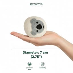 Set van 5 Herbruikbare Droogballen met Diermotieven — thumbnail 3