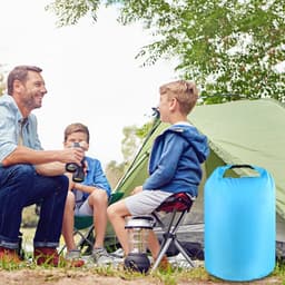 Bag, waterdichte tas, 70 liter, waterdichte rugzak, waterdichte zak, ultralicht, waterdichte rugzak voor kajakken, raften, boottochten, wandelen, kamperen, outdoor, blauw, 70 Liter — thumbnail 4