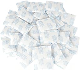 10 g x 32 stuks anti-schimmel droogmiddelzakken van silicagel, vochtabsorberende zak in levensmiddelenkwaliteit, siliconen luchtontvochtiger zak met 10 zakjes met trekkoord voor levensmiddelen en — thumbnail 1