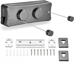 Intrekbare waslijn wandmodel met dubbele lijn en stevige spanner — thumbnail 1