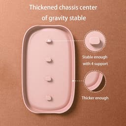 Droogrek voor babyflessen - Flessendroogrek - Draagbaar flessenrek - Uitneembaar - Droogrek met lekbak - Geschikt voor zuignappen, bekers en babyflessen en accessoires - Roze — thumbnail 5