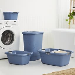 Rotho Flowers Wasmand 12L Horizon Blauw — thumbnail 2