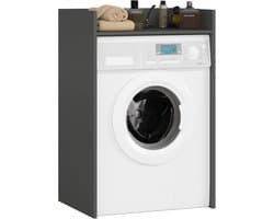 Wasmeubel voor Wasmachine en Wasdroger - Ruimtebesparend en Modern Design - 64 cm Grafietgrijs