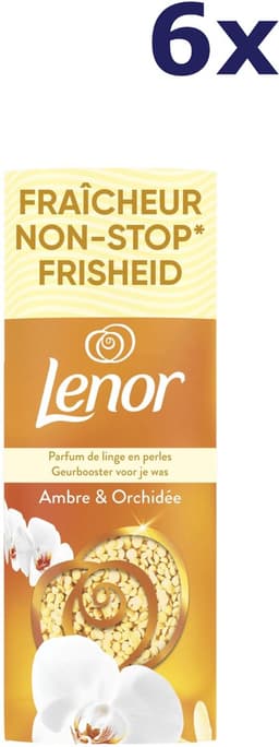 Lenor Geurbooster Amber & Orchidee - 6 x 155 gram - Wasparfum — thumbnail 4