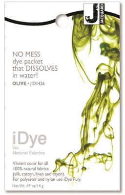 Jacquard textielverf iDye Natural 14 gr olijfgroen voor natuurlijke stoffen. — thumbnail 1