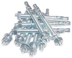 Verzinkte Boutankers - Wigankers Ankerbouten - Beton Bevestigen - ETA Goedgekeurd - M12 x 220 mm - Verzinkt
