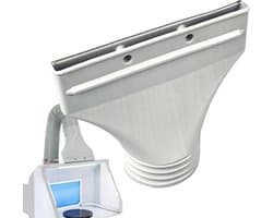Raamdoorvoer Slang - Afvoerslang Aansluiting - Airco Installatie - Smal Profiel - 57 cm Lengte - Wit Grijs