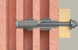 Nylon pluggen - Bevestigingspluggen - Montage Werkzaamheden - Voor Chemische Ankers - 16x85 mm - Grijs — thumbnail 4