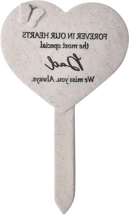 Widdop & Co Graveside Memorial Stake - Mama - Dad - Tombstone Grey Marble Effect (Dad) — thumbnail 1