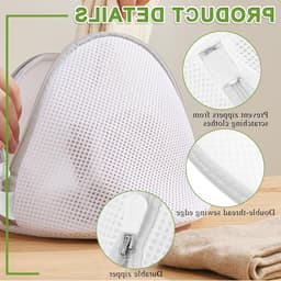 Set van 4 Wasnetten voor de Wasmachine - Herbruikbaar, Geschikt voor Bh's, Ondergoed en Kleding - Stevig en Duurzaam Wasaccessoire — thumbnail 2