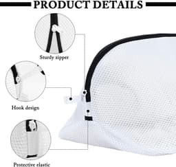 Dailygoods - Waszakken voor Schoenen - Bescherm je Sneakers - Duurzaam materiaal - Ideaal voor wasmachine - Sneakers veilig reinigen - Geschikt voor a — thumbnail 5
