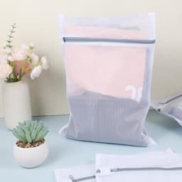 Wasmachine Wasnet 4 Stuks, 30 x 40 cm, Waszak met Rits voor Truien, Hemden en Ondergoed — thumbnail 4