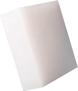 Rubberen crashpad vierkant - Anti-vibratie plaat - Trillingsdemping apparaten - Schokabsorberend siliconen - 250x250mm - Wit — thumbnail 1