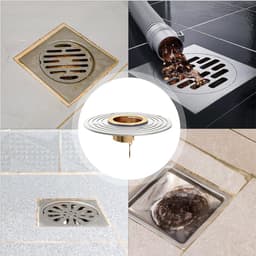 Vloerput Geurblokker - Douche Put Afsluiter - Stankwerend Werken - Eenvoudig Installeren - 5-10 cm Buis - Grijs — thumbnail 3