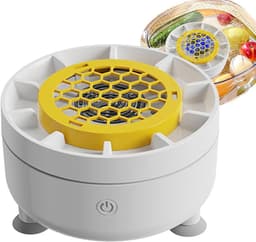 Fruitwasser Apparaat - Groente Reiniger - Efficiënt Schoonmaken - Draadloos Draaibaar - 1800 mAh Batterij - Wit — thumbnail 1