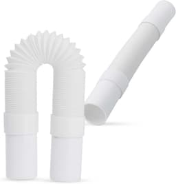 Flexibele afvoerbuis - Verbindingsslang - Afvoer Installeren - Verstelbare Hoek - 40 mm - Wit — thumbnail 4