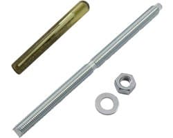 Verzinkt Ankerstaaf M12 x 220mm met Composiet Ankerpatroon voor Diverse Doorsteekinstallaties