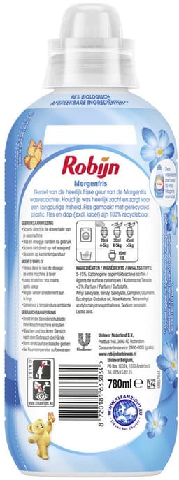 Robijn – Wasverzachter – Morgenfris – 780 ml - 1 stuk — thumbnail 4