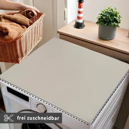 Set van 2 Antislip Wasmachine Onderzetters Beige 60x60 cm Op Maat Te Snijden — thumbnail 5
