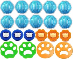 20pcs Haarvangers voor Wasmachine - Herbruikbare Wasballen - Vang Honden- en Kattenharen voor Kleding — thumbnail 1