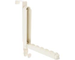 Opvouwbaar Droogrek - Kledinghanger Achter Deur - Ruimte Besparen - Intrekbaar Stangdesign - 25x3x5x3cm